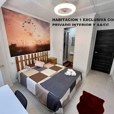 Séjour chez l'habitant Centro Con Bano Privado Y Compartido , Cocina Y Terraza